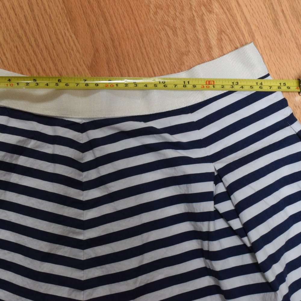 Loft Striped A-Line Skirt in Women's Size 8/10 - Picture 15 of 16